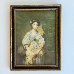 Jean-Baptiste Greuze "The Broken Vessel" Framed Print Art Deco Old World French